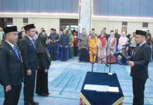 Wako Pekanbaru Lantik 21 Pejabat
