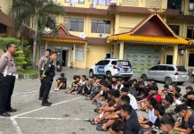 Patroli Asmara Subuh di Pekanbaru, Polisi Amankan 43 Motor