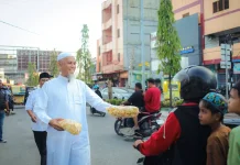 Wako Paisal Sapa Pedagang dan Borong Takjil