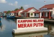 Riau Dapat Bantuan Kampung Nelayan Merah Putih