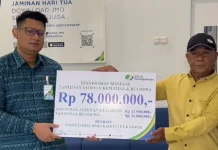 BPJS Ketenagakerjaan Salurkan Santunan ke Ahli Waris Pegawai Sekretariat