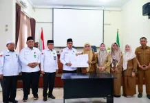 DP3APM Pekanbaru–Kemenag Teken MoU KLA