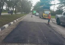 Enam Ruas Jalan Pekanbaru selesai Diperbaiki