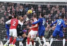 Arsenal Tundukkan Chelsea dalam Derby Dramatis 2-1