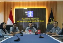 Kementerian Hukum Riau Ikuti Rapat Persiapan UPKP dan UDIN 2026