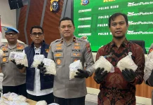 Polda Riau Tangkap Tiga Pengedar Narkoba, 42 Bungkus Heroin Disita