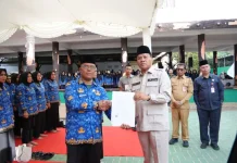 Bupati Kuansing Lantik 1.055 PPPK Paruh Waktu