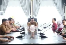 Pemkab Kuansing Gelar Exit Meeting Pemeriksaan LKPD 2025