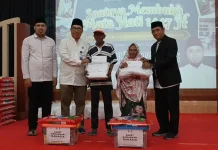 RRI Pekanbaru dan Baznas Riau Salurkan Bantuan “Saatnya Membuka Mata Hati”