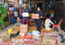 Tebar Kebaikan, TK Tahfizh Al-Fatih Pekanbaru Bersama IZI Riau Salurkan Bantuan