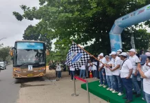 Pemudik Antusias Mudik Bersama Pegadaian Pekanbaru