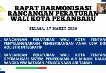 Harmonisasi Ranperwako Pekanbaru Dorong Tata Kelola Berkelanjutan