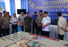 Wako Pekanbaru dan Forkopimda Tinjau Posko, Pastikan Mudik Aman