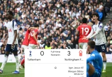 Tottenham Dipermalukan Forest, Terancam Masuk Zona Degradasi