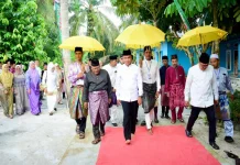 Bupati Kampar Hadiri Halalbihalal Mandeliong