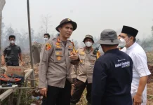 Wawako Sugiyarto Bersama Kapolres dan Kalaksa BPBD Respons Cepat Karhutla