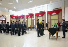 Sekda Kampar Lantik 26 Pejabat