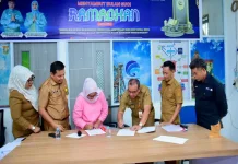 Diskominfo Kampar Finalisasi Kerja Sama Media
