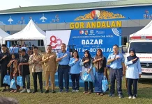 HUT ke-80 TNI AU, Lanud Roesmin Gelar Bazaar Pangan Murah