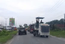 Percepatan Perbaikan Jalan Nasional di Kuansing Mulai Direalisasikan Jelang MTQ