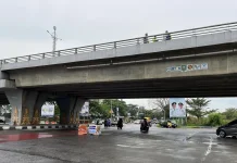 KPK Lakukan Kegiatan Teknis, Fly Over SKA Pekanbaru Ditutup Enam Hari