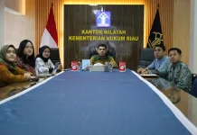 Kemenkum Riau Ikuti Sosialisasi KUHP dan KUHAP Baru