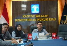 Kanwil Kemenkum Riau Ikuti Workshop Evaluasi Zona Integritas 2026