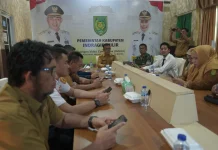 Pemkab Inhil Ikuti Rakor Bahas Pengendalian Inflasi Daerah Secara Daring