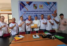 Faisal Reza Resmi Daftar Calon Ketua KONI Pekanbaru