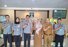 Kemenkum Riau dan Bappeda Kabupaten Kampar Bahas penguatan pelindungan hukum
