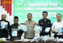 Polres Inhil Ungkap 64 Kasus Narkotika Sepanjang Januari-April 2026