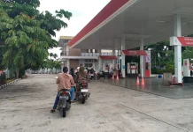 Antrean di SPBU Normal, Stok BBM di Meranti Aman