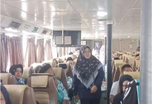 Sebanyak 257 Calon Jemaah Haji Siak Bertolak menuju Batam