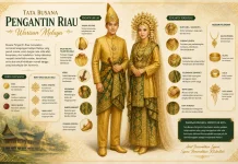 Sejarah Tata Busana Pengantin Riau Warisan Melayu Terus Berkembang di Era Modern