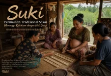 Suki, Permainan Tradisional Suku Sakai Menunggu Kelahiran