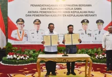 Optimalisasi Potensi Daerah, Pemkab Meranti Teken MoU Bersama Pemprov Kepri