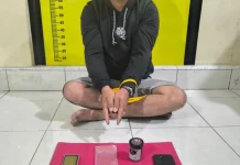 Polisi Grebek Rumah Pengedar Sabu di Rohil
