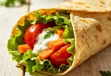 Salad Wrap  Sajian Segar, Praktis dan Penuh Gizi