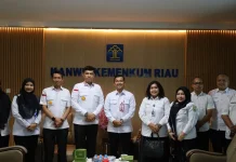Kanwil Kemenkum Riau Perkuat Sinergi Bersama Kesbangpol