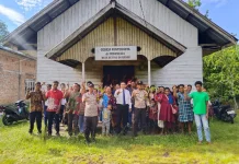 Green Policing, Polsek Rangsang Tanam Pohon Hias di Gereja GPdI