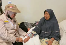 Tim Kesehatan Kloter BTH 09 Bengkalis-Pekanbaru Kawal Ketat Kesehatan Jemaah