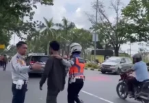 Dishub Pekanbaru Minta Pengendara Stop Beri Uang ke Pak Ogah