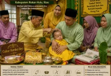 Tradisi Cukur Rambut Bayi di Rokan Hulu Warisan Adat Melayu yang Sarat Doa dan Makna