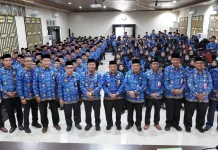 Muliardi Sampaikan 4 Pesan Penting saat Pelantikan 232 CPNS Kemenag Riau