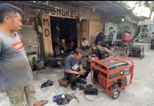 Bengkel Genset di Pekanbaru Kebanjiran Order Saat Listrik Padam