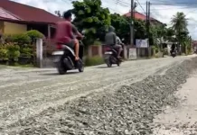 Pemko Pekanbaru Lakukan Pengaspalan 1,2 Kilometer di Jalan Rindang