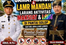 Camat dan LAMR Mandah Jaga Marwah Pantai Solop