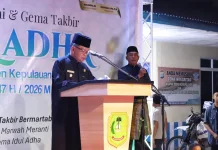Bupati Asmar Lepas Pawai Takbir Iduladha 1447 H di Merantii