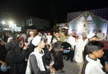 Warga Keritang Antusias Meriahkan Malam Takbiran Iduladha