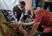 Polsek Merbau Evakuasi Bocah yang Tenggelam di Sungai Melibur